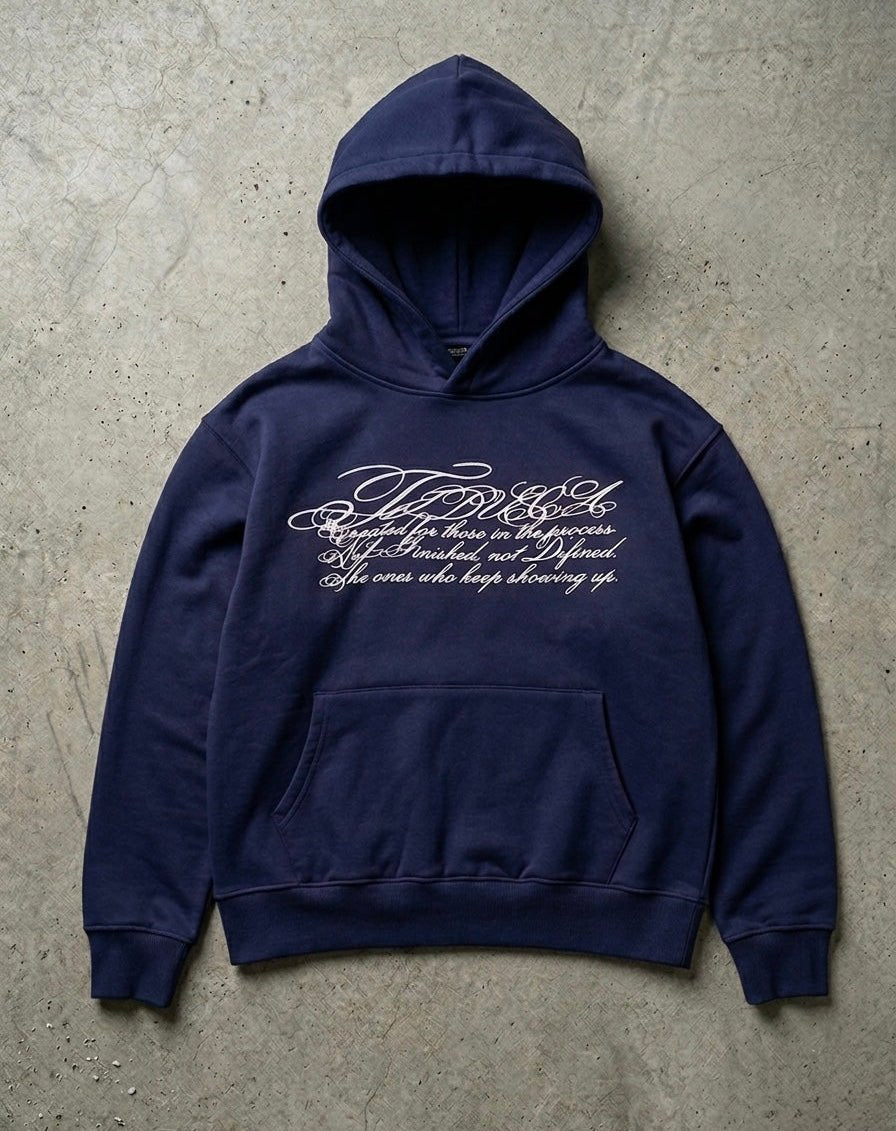 "Fiduca" Signature Hoodie Navy (PreOrder) - FiducaClo