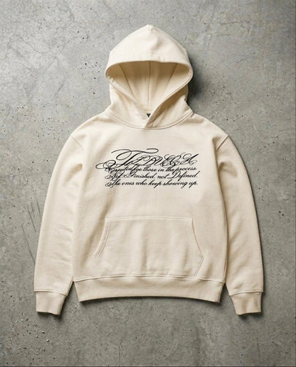"Fiduca" Signature Hoodie Beige - FiducaClo
