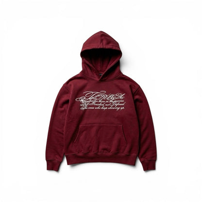 "Fiduca" Signature Hoodie Red (PreOrder) - FiducaClo