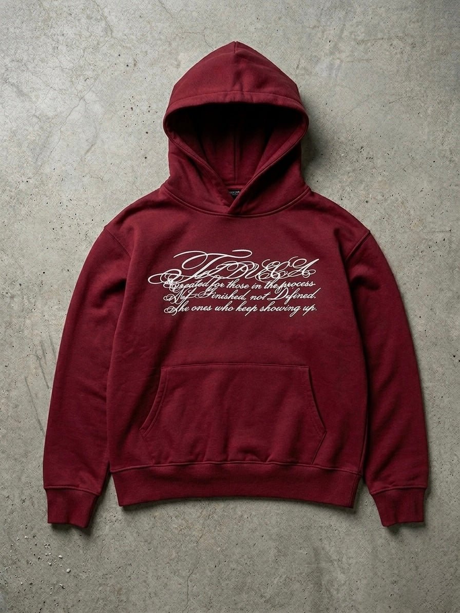 "Fiduca" Signature Hoodie Red (PreOrder) - FiducaClo