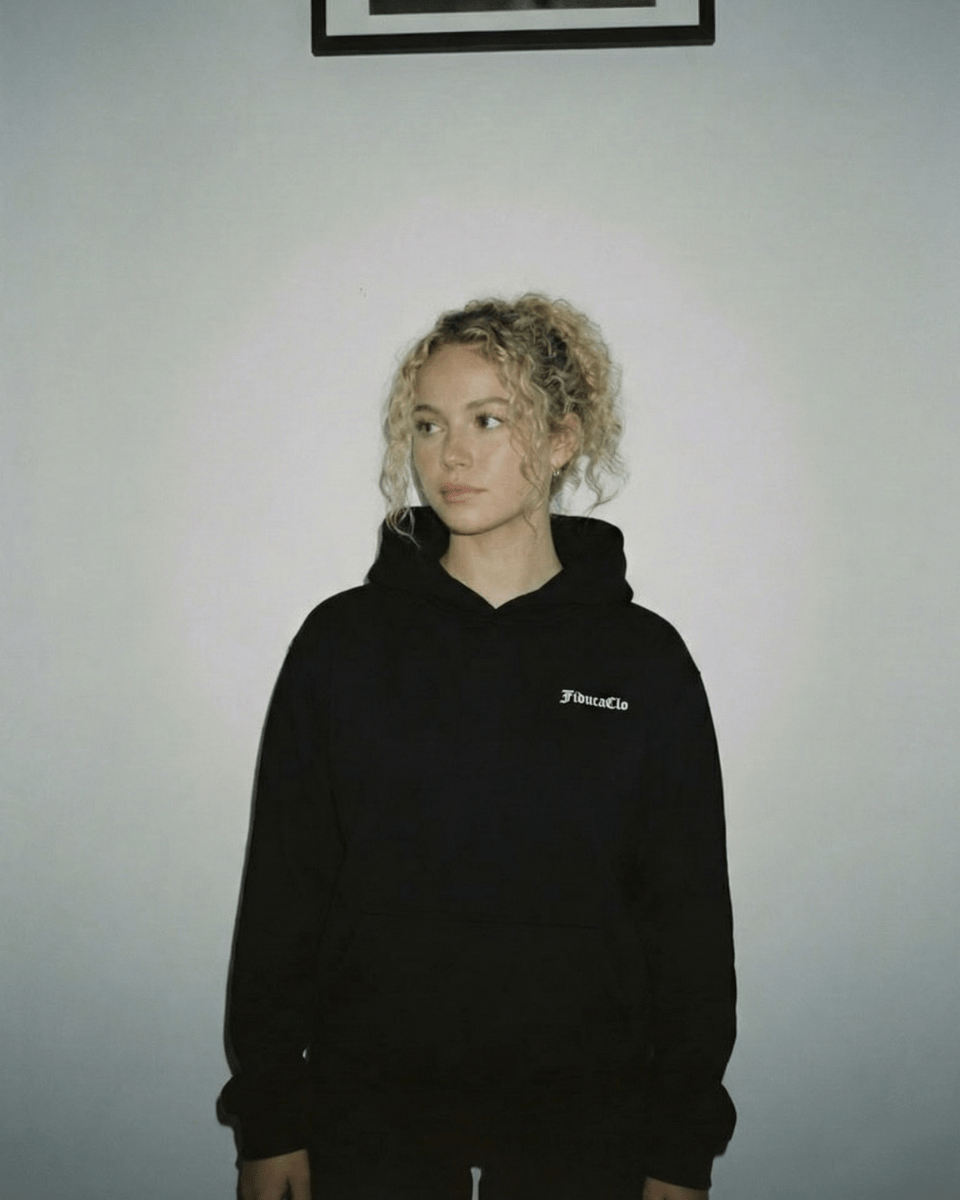 Heavyweight Hoodie Black - FiducaClo