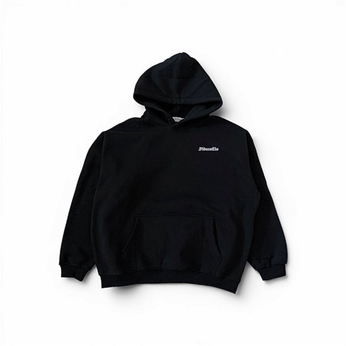 Heavyweight Hoodie Black - FiducaClo